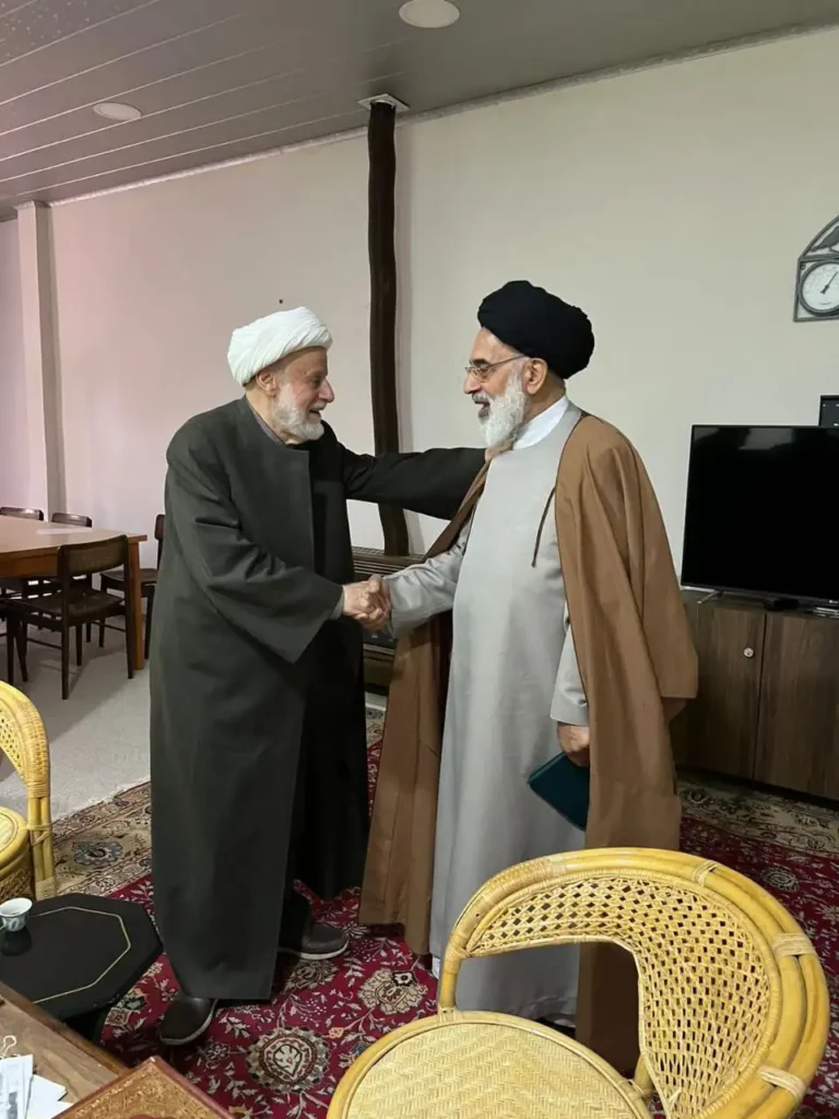 الباحث السيد صادق الموسوي يزور مركز مركز بهاء الدين العاملي