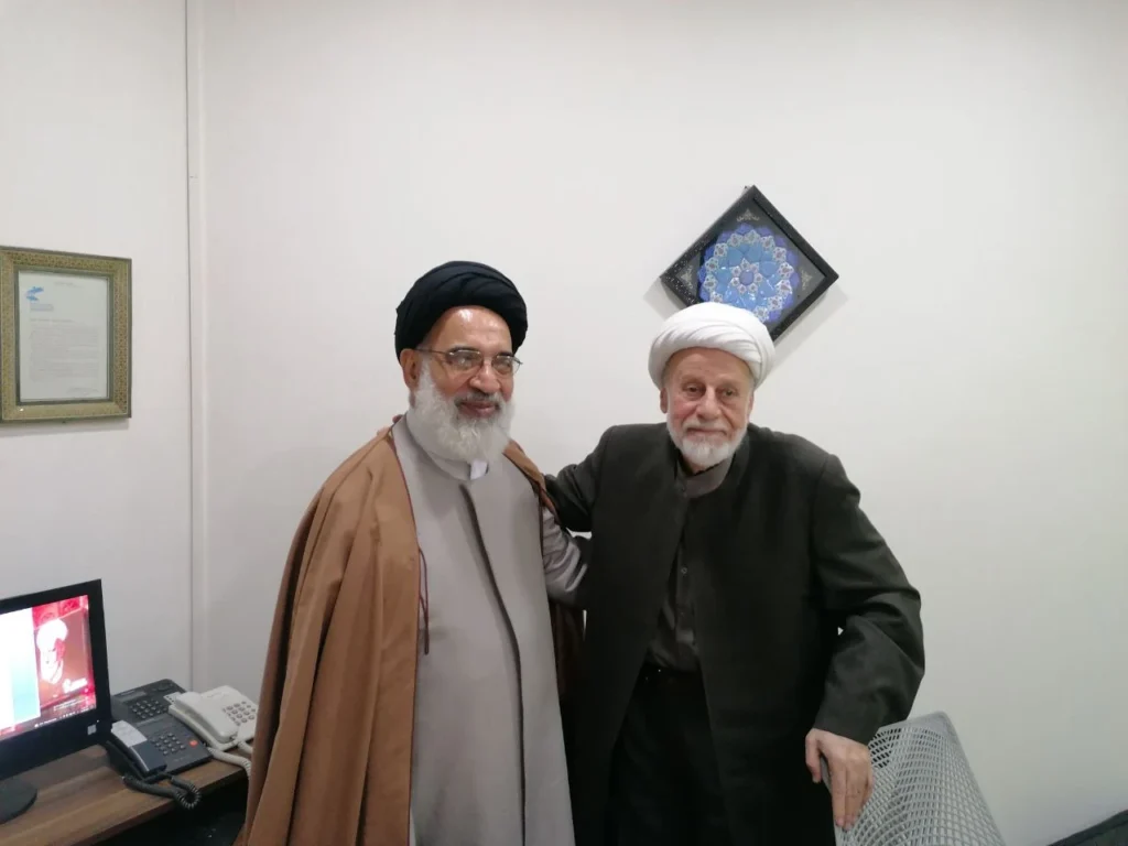 الباحث السيد صادق الموسوي يزور مركز مركز بهاء الدين العاملي