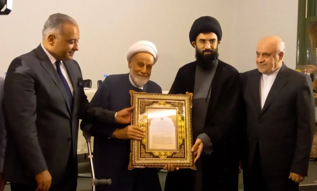 تسلم الشيخ جعفر المهاجر لجائزة الفارابي