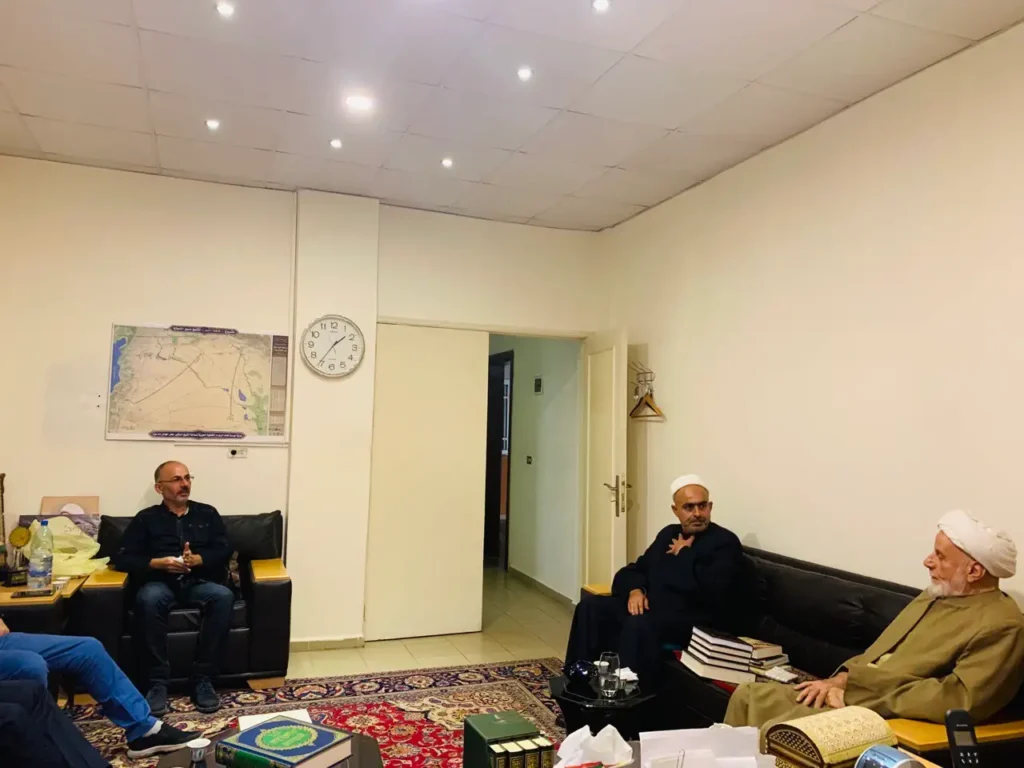 زيارة وفد برئاسة الشيخ تمام أحمد