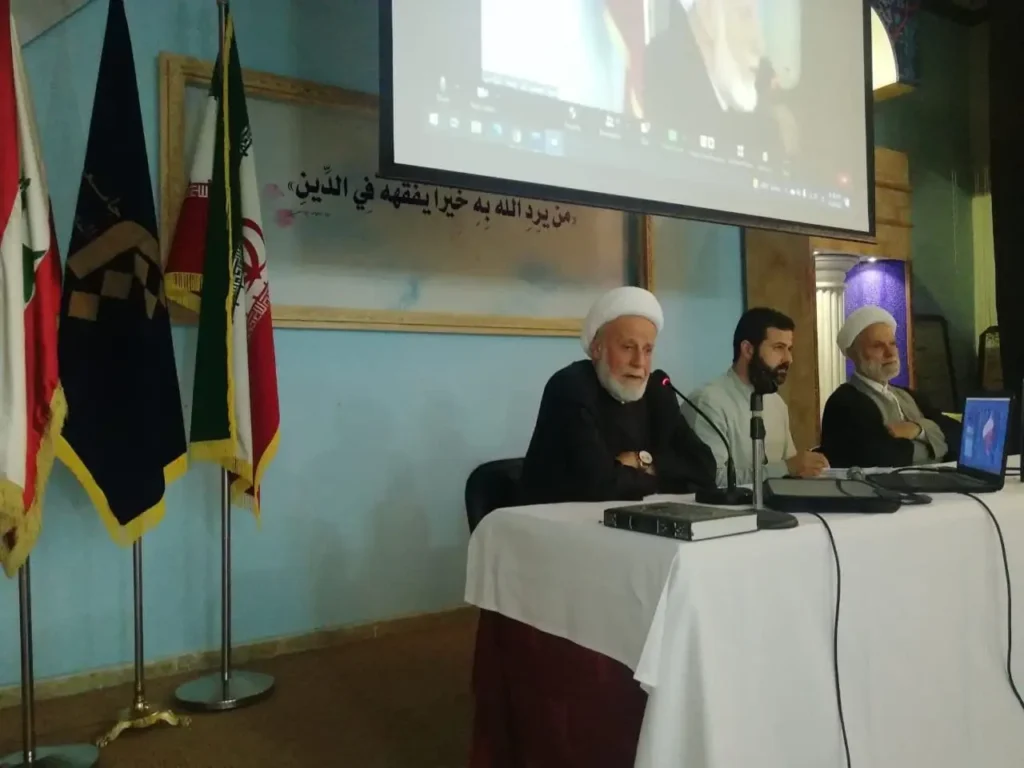 مشاركة سماحة الشيخ الدكتور جعفر المهاجر في الندوة العلمية